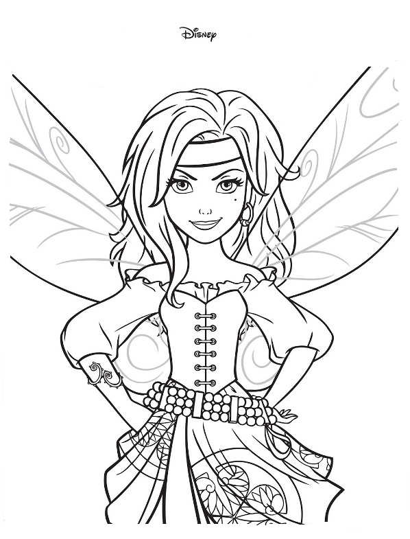 Tinkerbell en de piraten kleurplaten